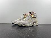 Air Jordan 8 Retro SP SoleFly Mi Casa Es Su Casa Sail Fossil Varsity Red Metallic Gold FJ2850-107 - 6