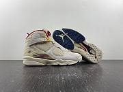 Air Jordan 8 Retro SP SoleFly Mi Casa Es Su Casa Sail Fossil Varsity Red Metallic Gold FJ2850-107 - 4