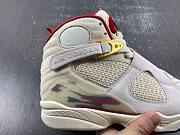 Air Jordan 8 Retro SP SoleFly Mi Casa Es Su Casa Sail Fossil Varsity Red Metallic Gold FJ2850-107 - 5