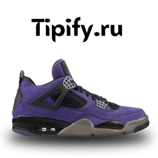 Air Jordan 4 Retro Travis Scott Purple  766296 LN4 - 1