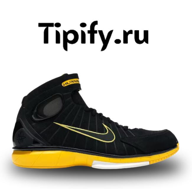 Nike Air Zoom Huarache 2K4 Black Varsity Maize 308475-003 - 1