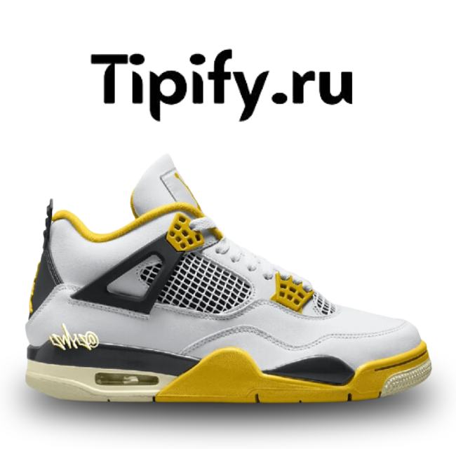 Air Jordan 4 Retro Vivid Sulfur  AQ9129-101 - 1