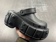 Crocs x Balenciaga Hardcrocs Slide 'Nero Silver 687397‑W1S8N‑1010 - 4