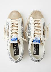 Golden Goose Woman Collection Super Star - Silver White Taupe 81773 - 2