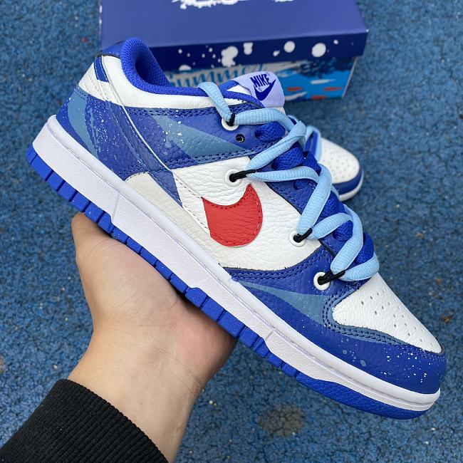 Pepsi x Nike Dunk Low Custom White Blue Red - 1