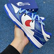 Pepsi x Nike Dunk Low Custom White Blue Red - 3