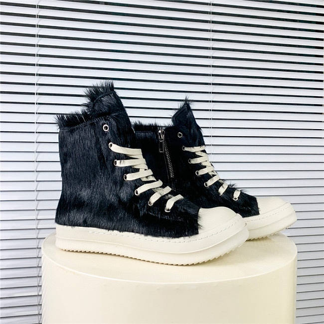 Rick Owens Pony Hair Ramones - 1