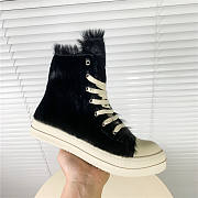 Rick Owens Pony Hair Ramones - 5