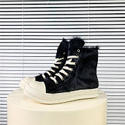 Rick Owens Pony Hair Ramones - 4