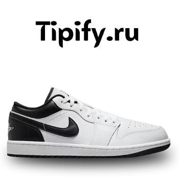 Air Jordan 1 Low White Black  553558-132