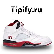 Air Jordan 5 Retro Fire Red Black Tongue (2013) 136027-120 - 1