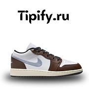 Air Jordan 1 Low SE GS 'Mocha Blue Grey' FQ8156 142 - 1