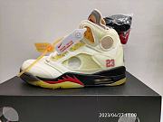 Air Jordan 5 Retro OFF-WHITE Sail DH8565-100  - 2