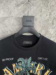 AMIRI RUM LABEL TEE IN BLACK - 5