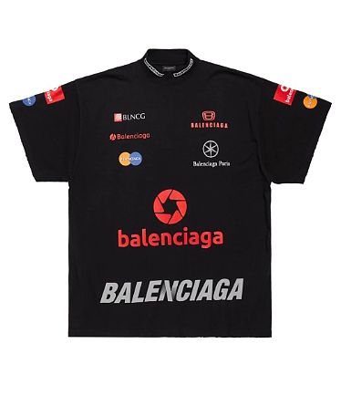 Balenciaga Top League cotton T-shirt - 1