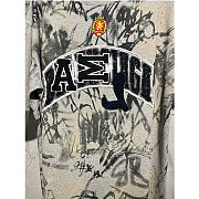 Balenciaga Women's Gray Skater Graffiti-print T-shirt - 4