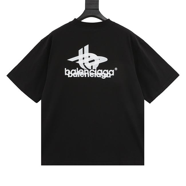 BalenciagaLayered Sports T-Shirt Black - 1