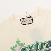 Gucci Logo Printed Crewneck T-Shirt White - 4