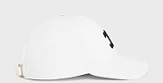 CEILINE TRIOMPHE BASEBALL CAP IN COTTON WHITE - 5