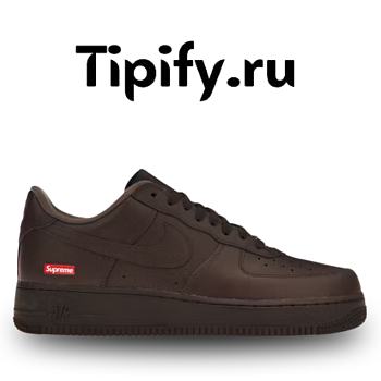 Nike Air Force 1 Low Supreme Baroque Brown CU9225-200