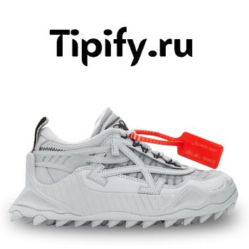 OFF-WHITE GREY ODSY-1000 SNEAKERS