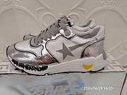 Golden Goose Silver and white Running Sole sneakers - 6