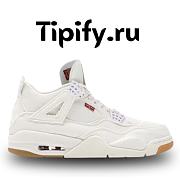 Air Jordan 4 Retro Levi's White (Levi's Tag) AO2571-100 - 1