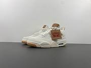 Air Jordan 4 Retro Levi's White (Levi's Tag) AO2571-100 - 4