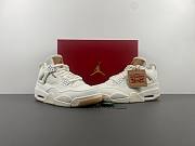 Air Jordan 4 Retro Levi's White (Levi's Tag) AO2571-100 - 5