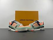 Louis Vuitton LV TRAINER SNEAKER blue and orange - 6