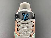 Louis Vuitton LV TRAINER SNEAKER blue and orange - 5