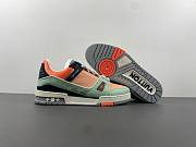 Louis Vuitton LV TRAINER SNEAKER blue and orange - 3