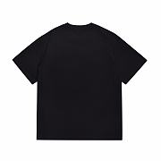 A BATHING APE logo-print cotton T-shirt black - 4