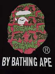 A BATHING APE logo-print cotton T-shirt black - 5