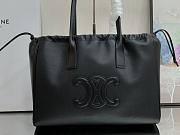 Ceiline CABAS DRAWSTRING CUIR TRIOMPHE  CALFSKIN BLACK - 6