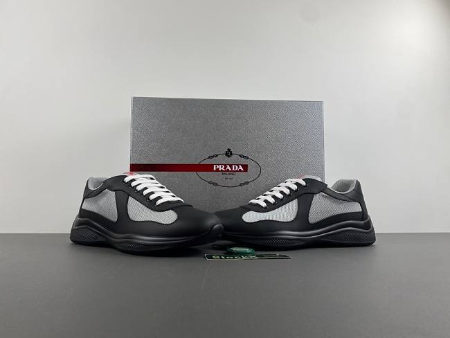 PRADA AMERICA'S CUP SOFT RUBBER SNEAKERS BLACK - 1