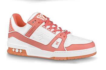 Louis Vuitton Trainer Sneakers 'Peach White' 1A8KC8