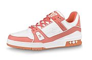 Louis Vuitton Trainer Sneakers 'Peach White' 1A8KC8 - 5