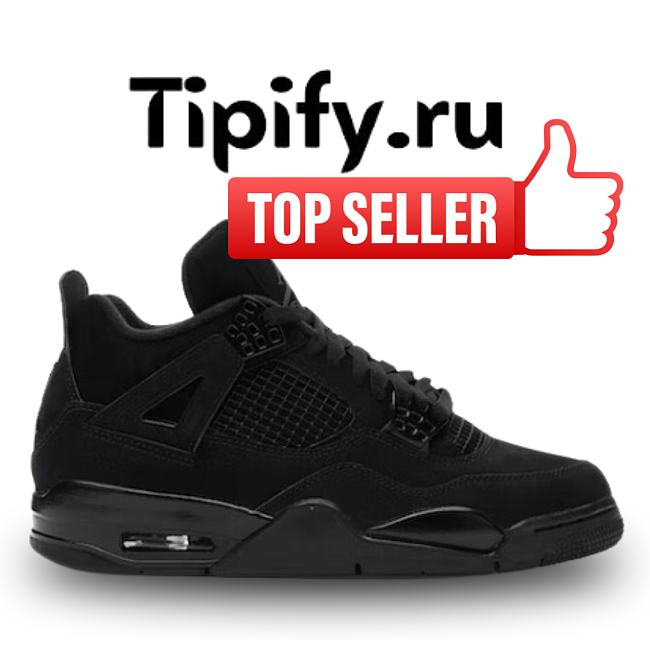 Air Jordan 4 Retro Black Cat (2020) CU1110-010 - 1