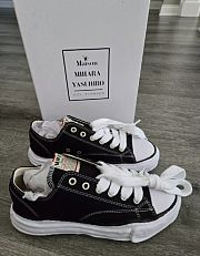 Maison Mihara Yasuhiro Peterson OG Sole Canvas Low Black  A01FW702-BLK - 2