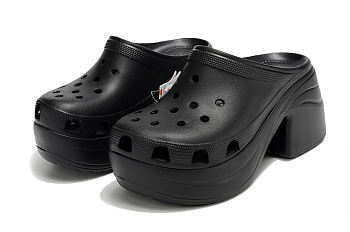 CLOG UNISEX CROCS SIREN SHOES - BLACK 