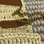 Ysl Icare Maxi Shopping Bag Raffia Knit - 2