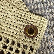 Ysl Icare Maxi Shopping Bag Raffia Knit - 4