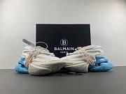 BALMAIN White & Blue Unicorn Sneakers 232251M237029 - 3