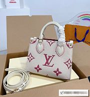 Louis Vuitton LV Onthego Summer Pink bag 18x15 cm - 4