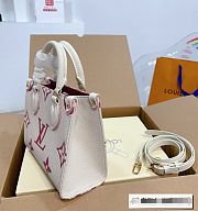 Louis Vuitton LV Onthego Summer Pink bag 18x15 cm - 5