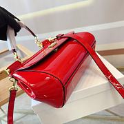 Dolce & Gabbana Small Polished Calfskin Sicily Bag 'Red' BB7117A10378M307 size 23 - 2