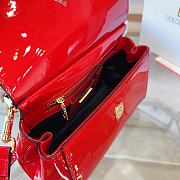 Dolce & Gabbana Small Polished Calfskin Sicily Bag 'Red' BB7117A10378M307 size 23 - 5