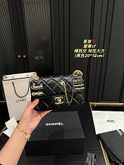 Chanel Mini Flap Bag 2021 Black 20cm x 12cm - 6