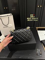 Chanel Mini Flap Bag 2021 Black 20cm x 12cm - 4